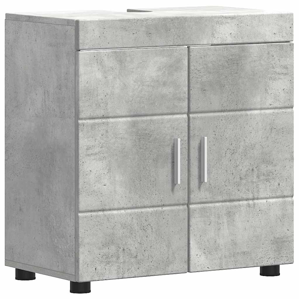 Gabinete para lavatório de banheiro TULUM Cinzento cimento