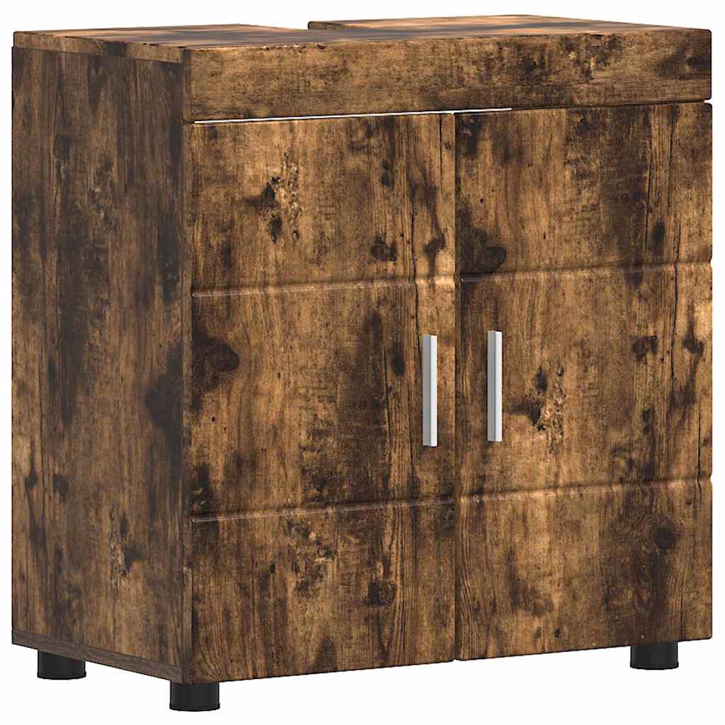 Gabinete para lavatório de banheiro TULUM Carvalho fumado