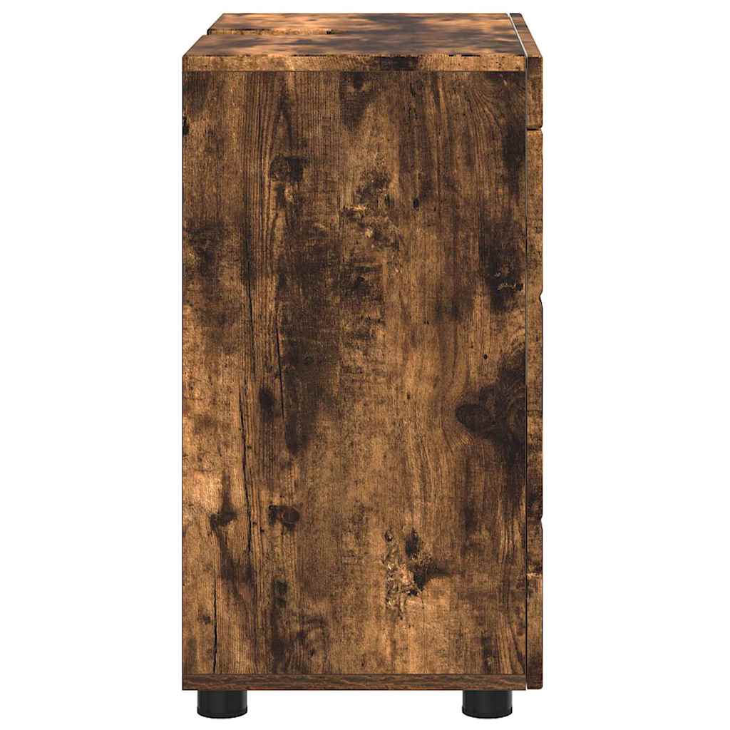 Gabinete para lavatório de banheiro TULUM Carvalho fumado