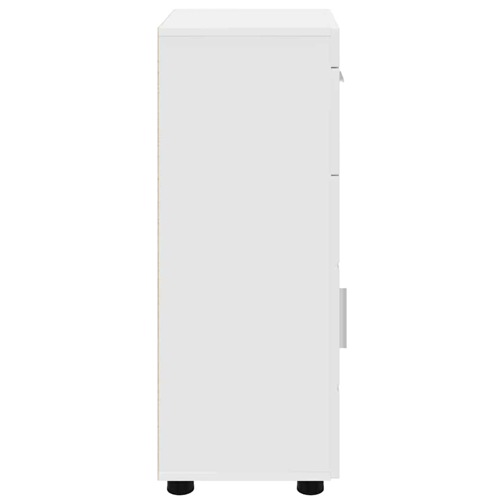 Armário de Banheiro com porta TULUM Branco 37 x 31.5 x 82 cm