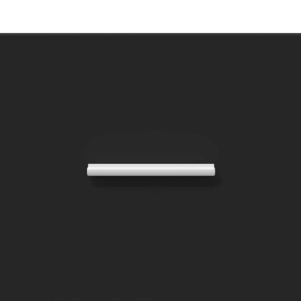 Armário de Banheiro com porta TULUM Preto 37 x 31.5 x 82 cm