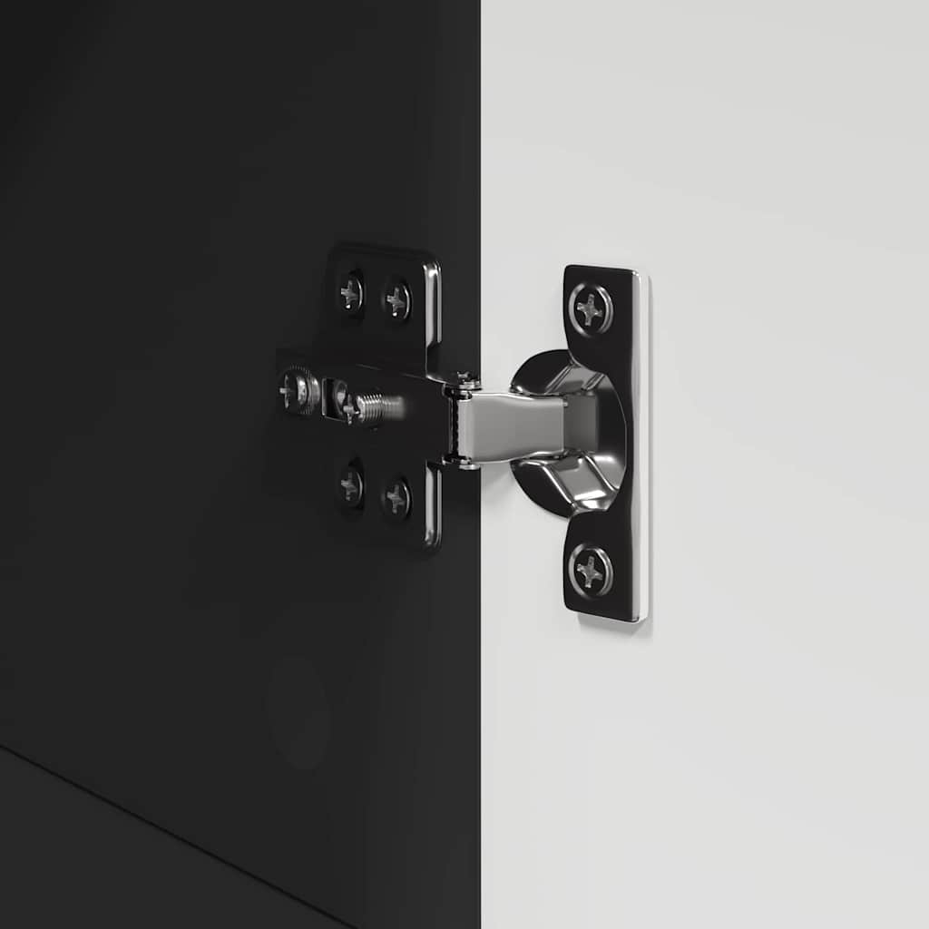 Armário de Banheiro com porta TULUM Preto 37 x 31.5 x 82 cm