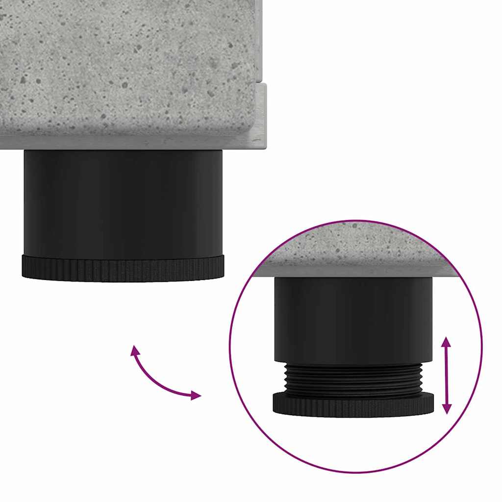 Armário de Banheiro TULUM Cinzento cimento 37 x 31.5 x 82 cm