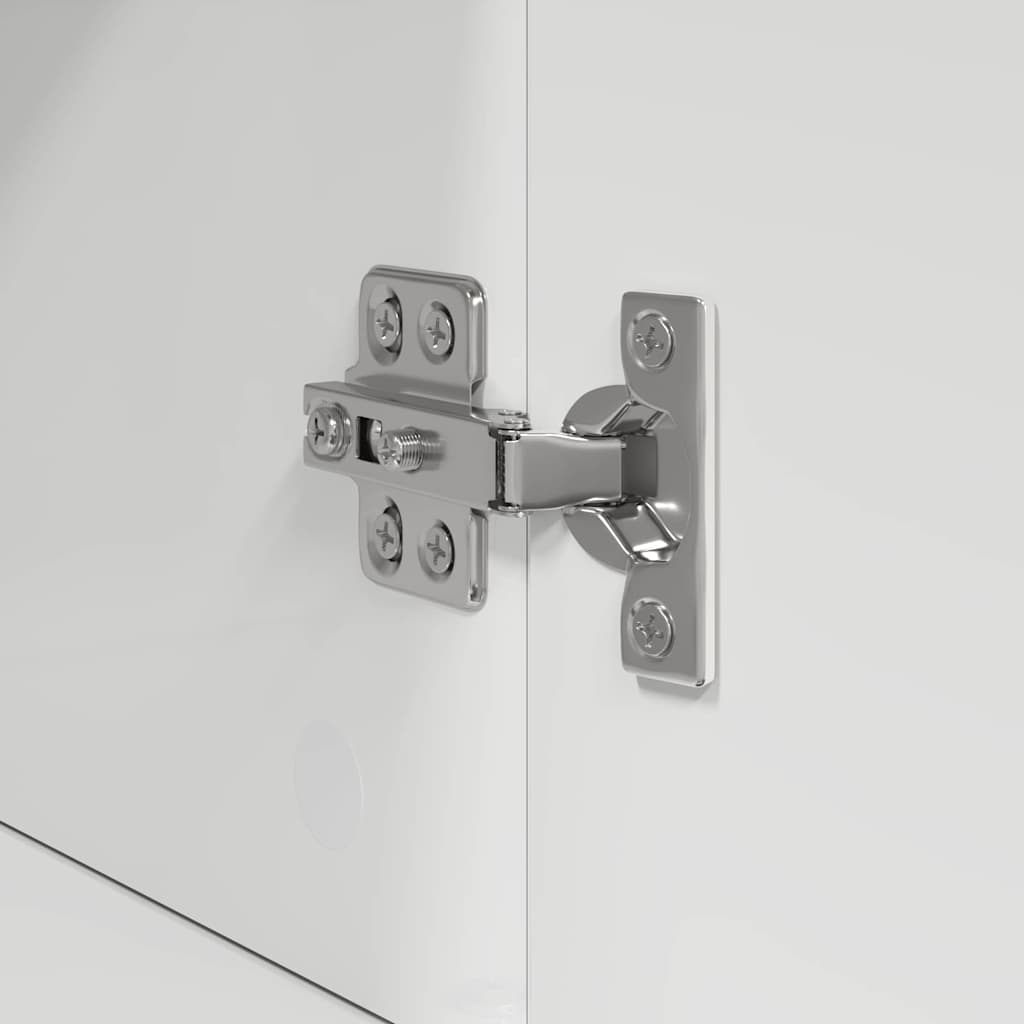 Armário de Banheiro TULUM Branco brilhante 37 x 31.5 x 82 cm