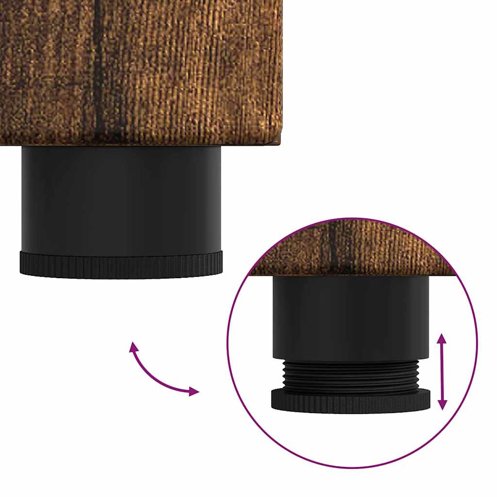 Armário de Banheiro TULUM Carvalho fumado 37 x 31.5 x 82 cm