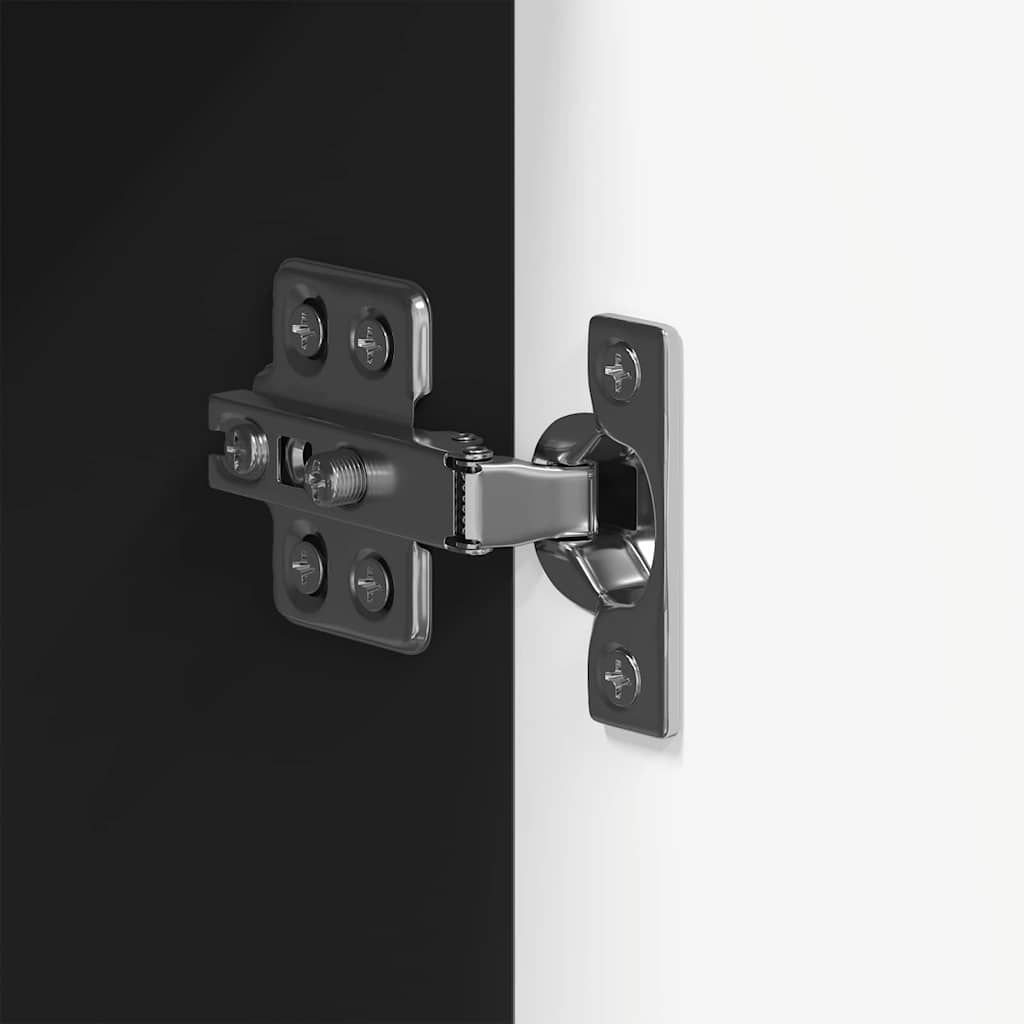 Armário de Banheiro com porta TULUM Preto 37 x 31.5 x 203 cm