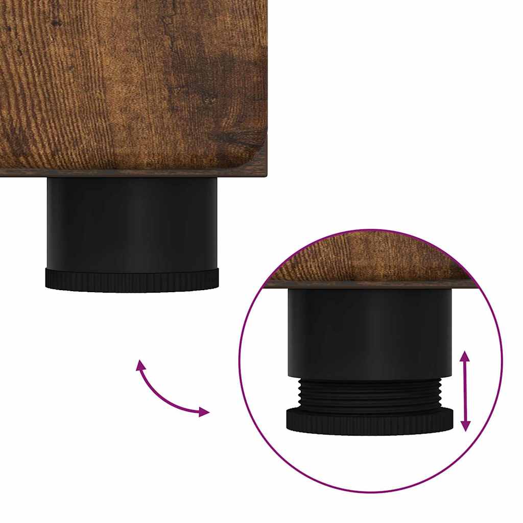 Armário de Banheiro TULUM Carvalho fumado 37 x 31.5 x 203 cm