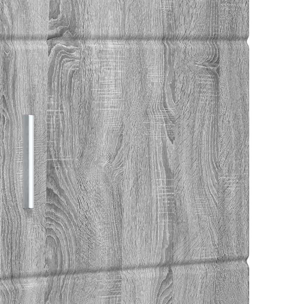 Armário de Banheiro TULUM Sonoma cinzento 37 x 31.5 x 203 cm