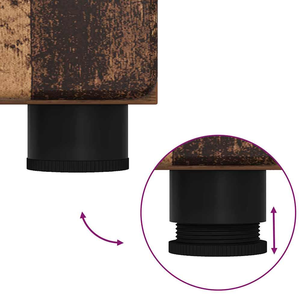 Armário de Banheiro TULUM Madeira antiga 37 x 31.5 x 203 cm