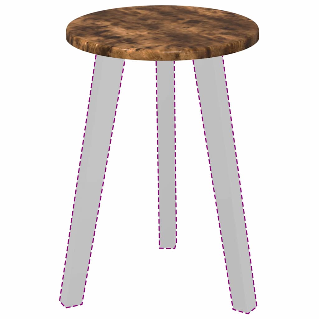 Tampo de Mesa Carvalho fumado 30 x 30 x 1.5 cm