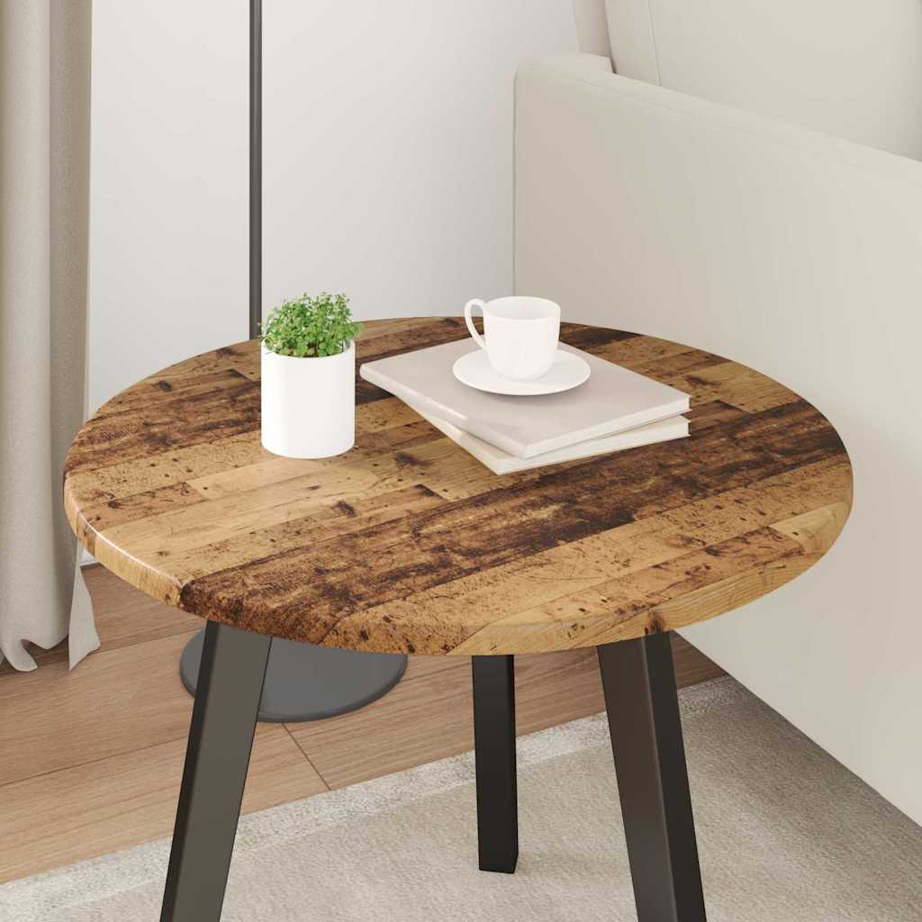 Tampo de Mesa Madeira antiga 50 x 50 x 1.5 cm