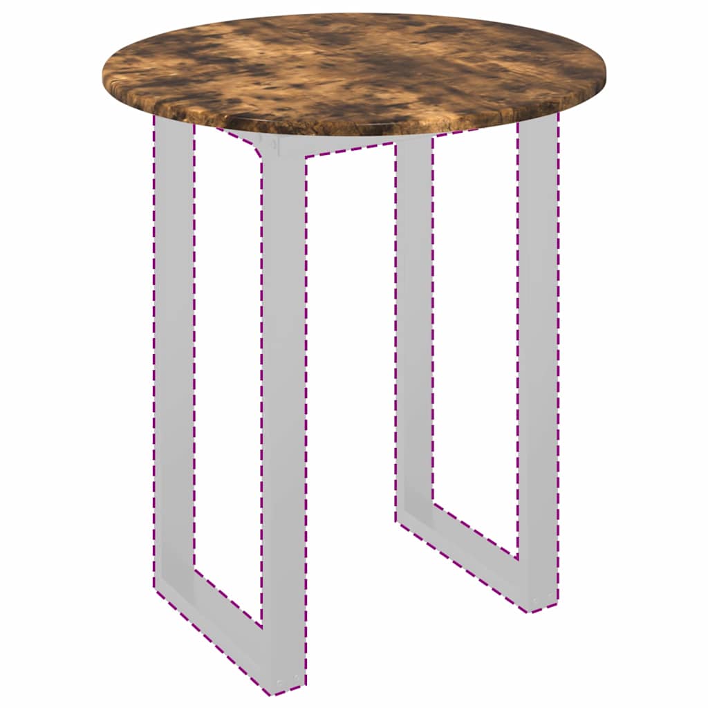 Tampo de Mesa Carvalho fumado 60 x 60 x 1.5 cm