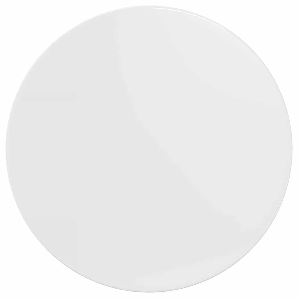 Tampo de Mesa Branco brilhante 70 x 70 x 1.5 cm