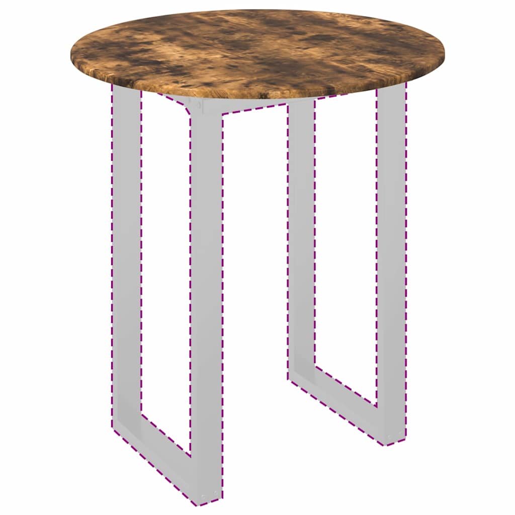 Tampo de Mesa Carvalho fumado 80 x 80 x 1.5 cm