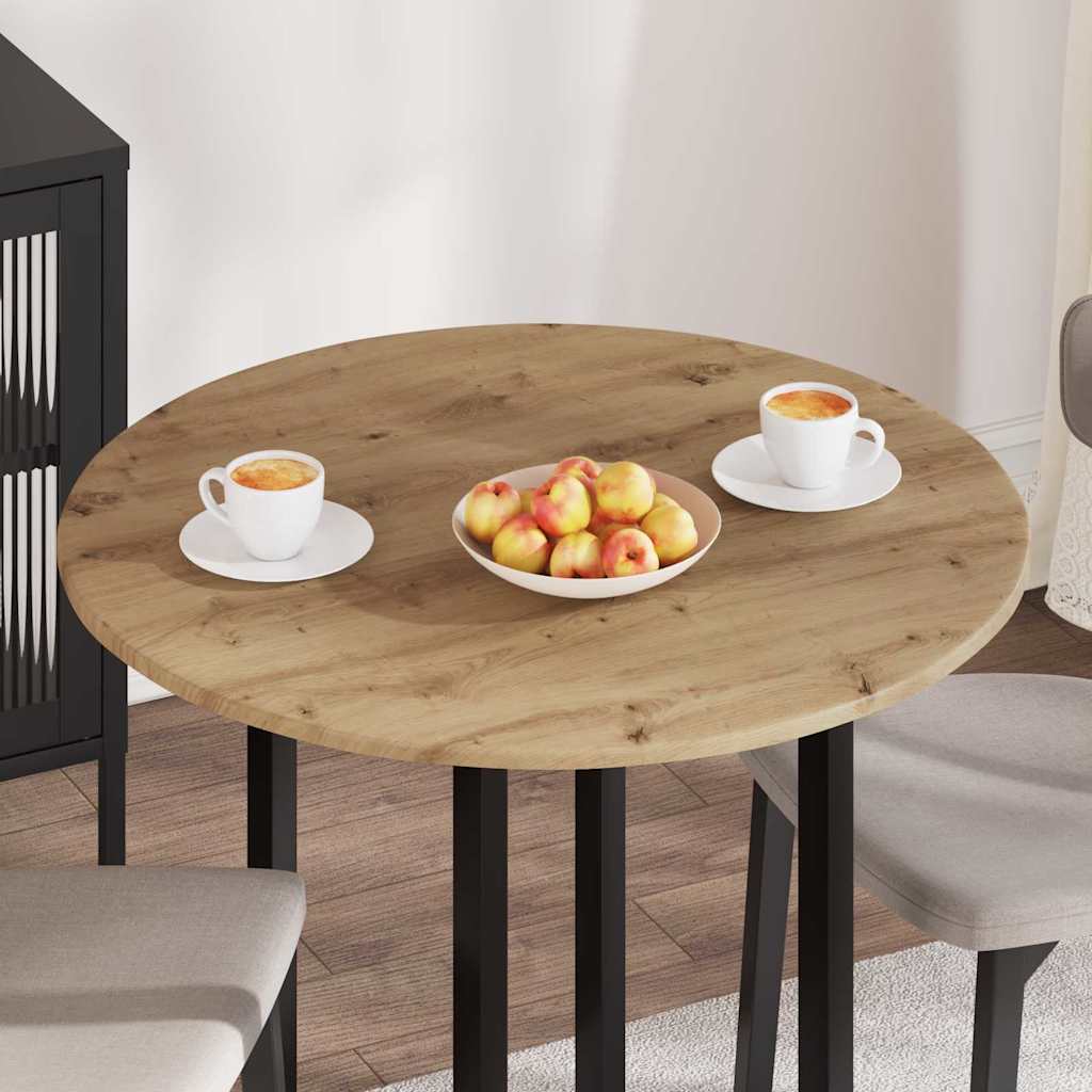 Tampo de Mesa carvalho artisiano 80 x 80 x 1.5 cm