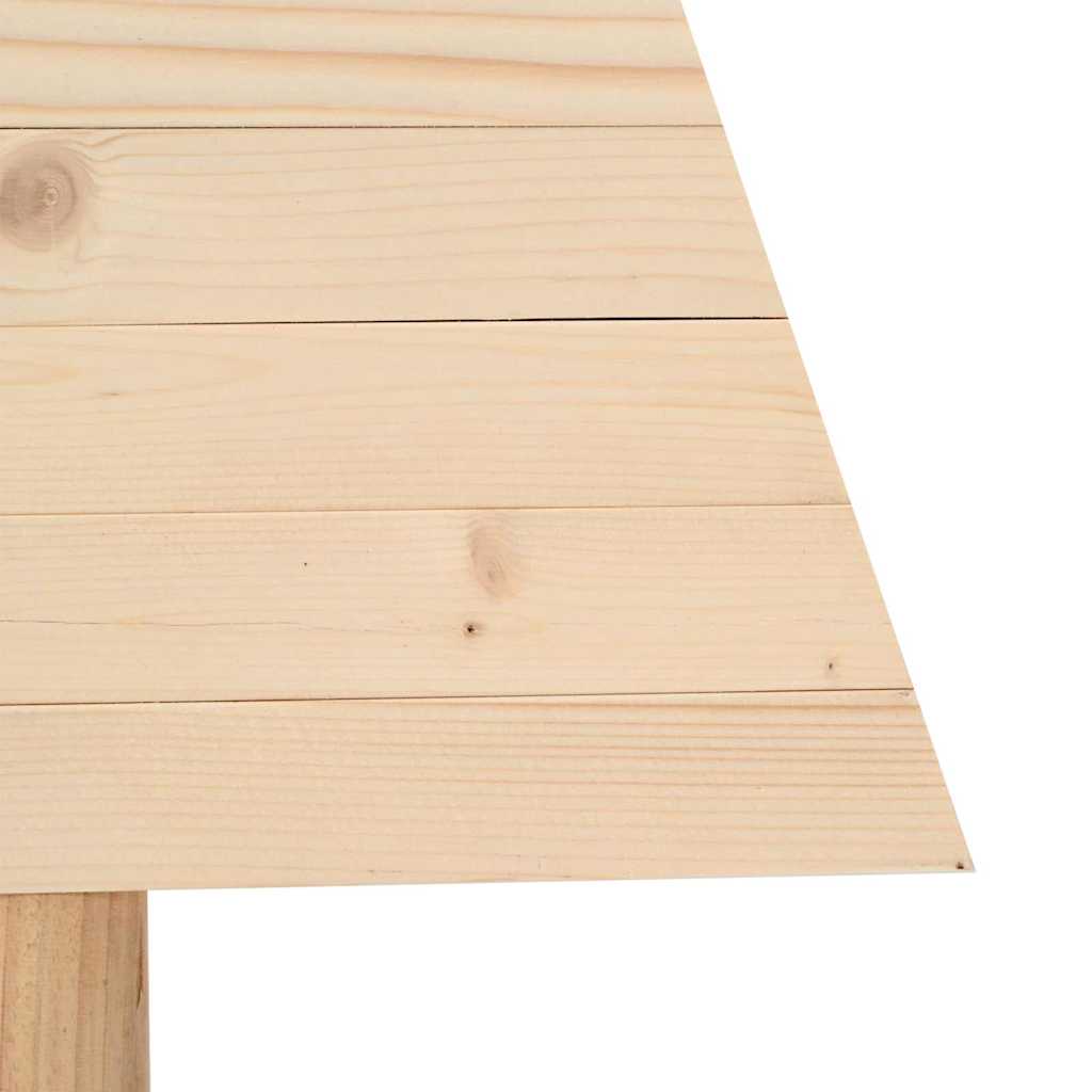 Árvores de Natal Natural 90 cm Madeira de pinho maciça