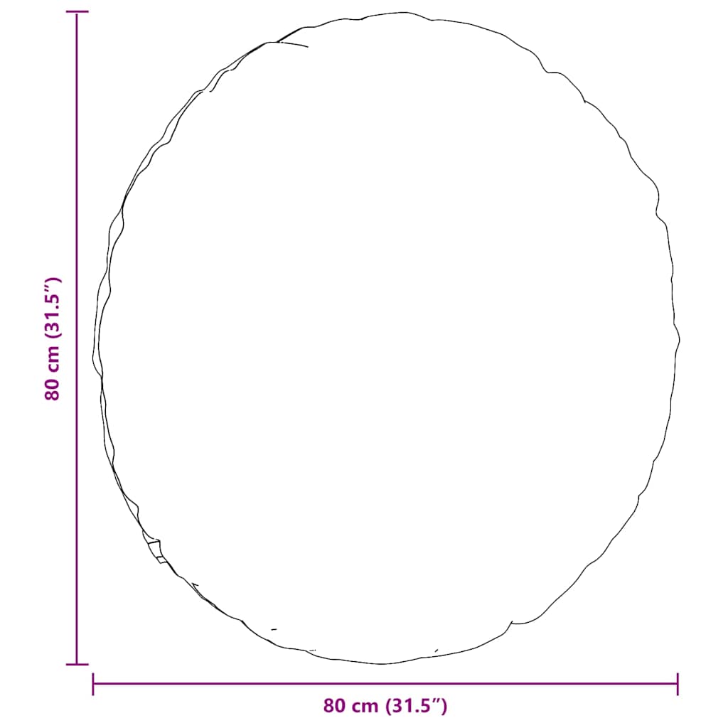Almofadas de Assento 2 pcs Amarelo Ø80 x 29 cm Veludo