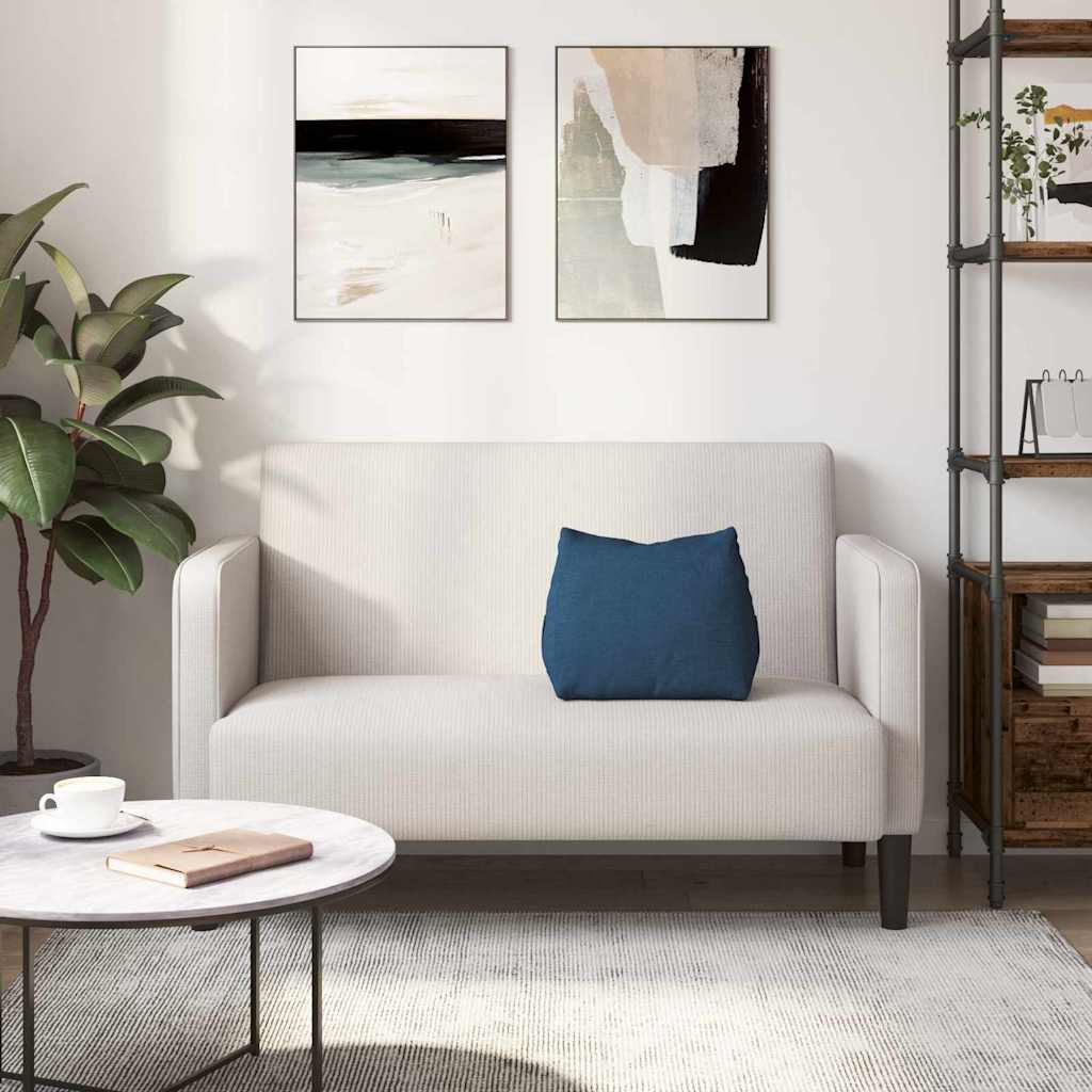 Travesseiro para Costas Amarelo Claro 45 x 20 x 35 cm tecido