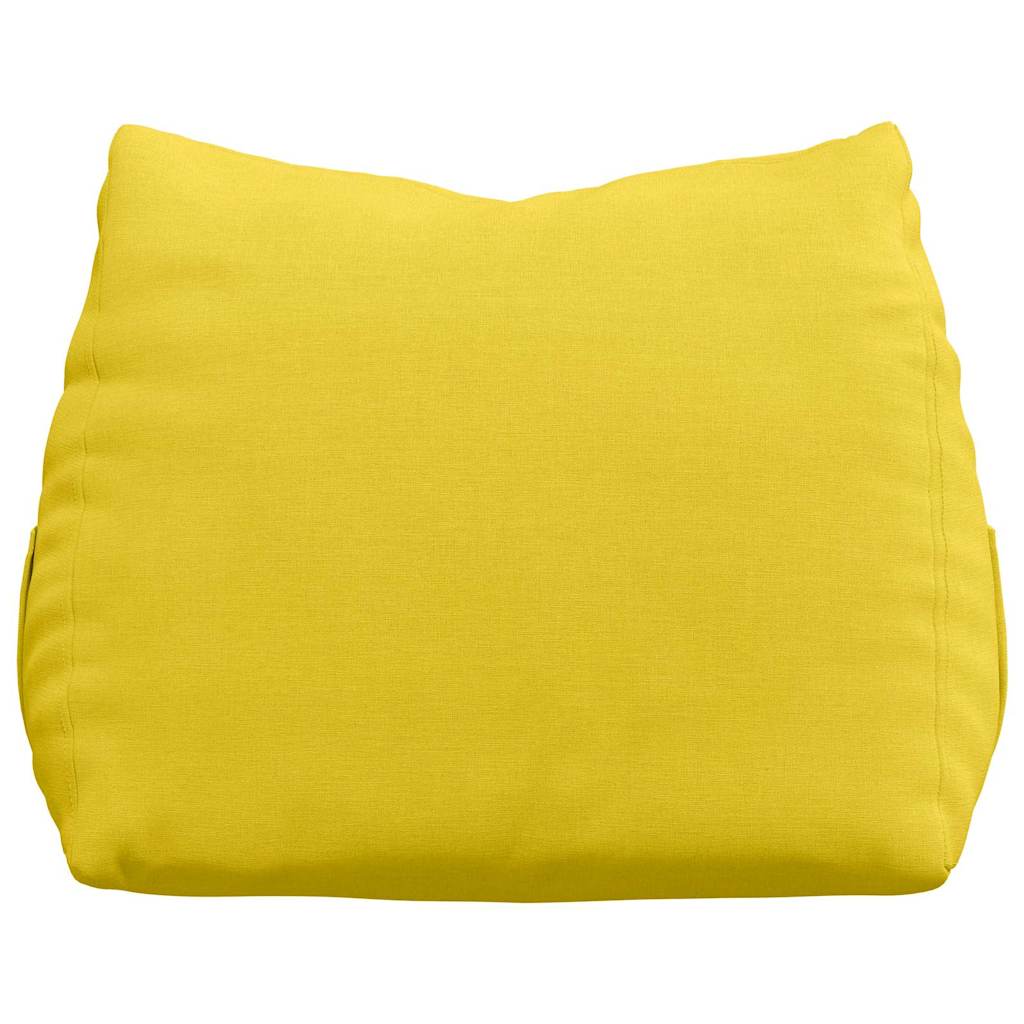 Travesseiro para Costas Amarelo Claro 45 x 20 x 35 cm tecido