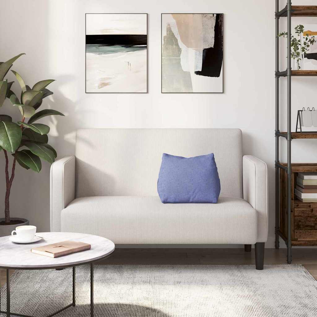 Travesseiro para Costas Amarelo Claro 45 x 20 x 35 cm tecido