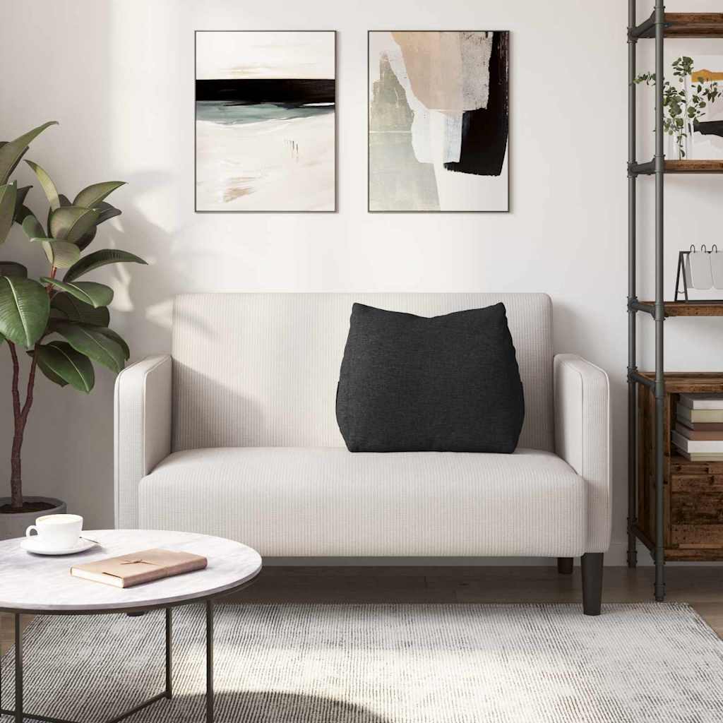 Travesseiro para Costas Amarelo Claro 45 x 20 x 35 cm tecido