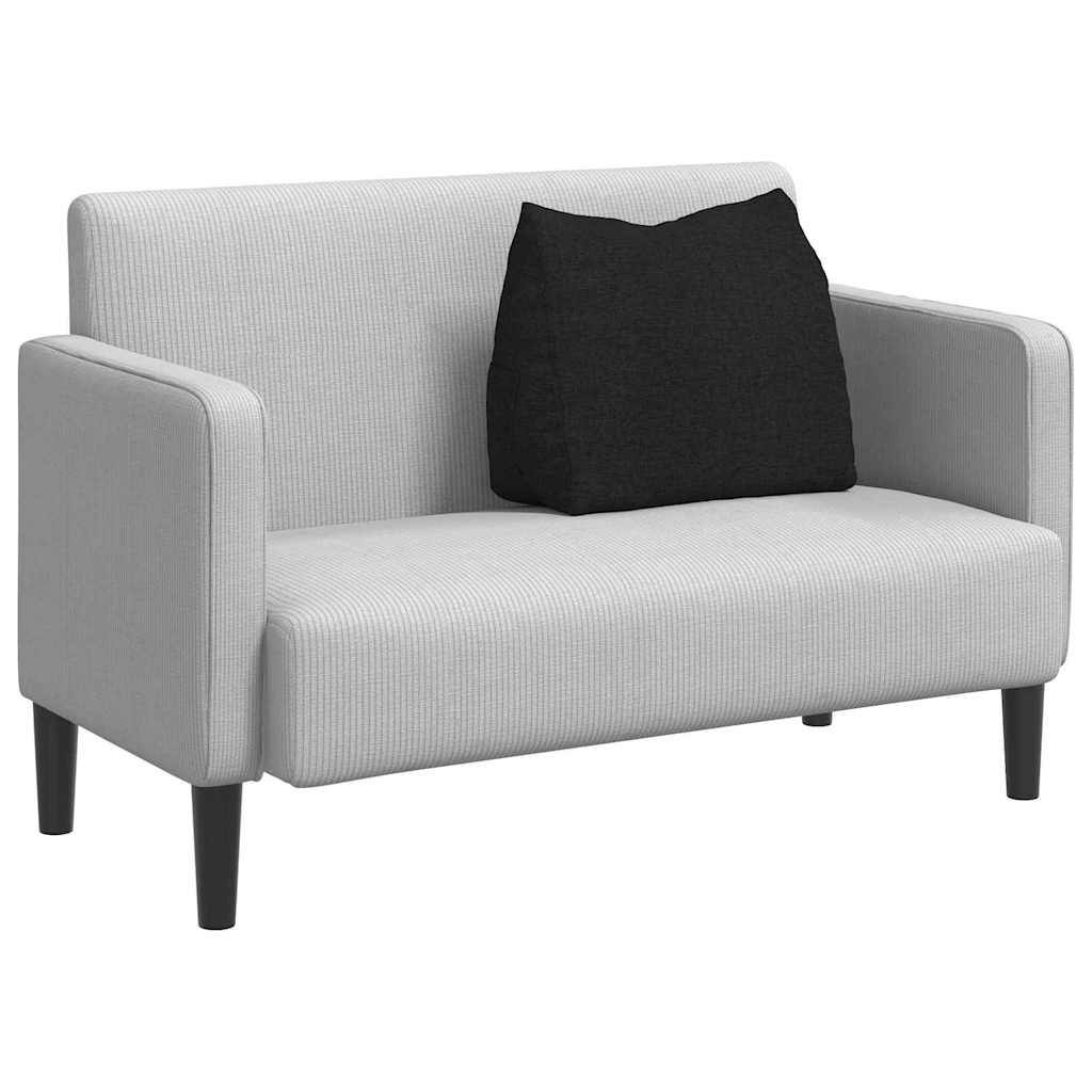 Travesseiro para Costas Amarelo Claro 45 x 20 x 35 cm tecido