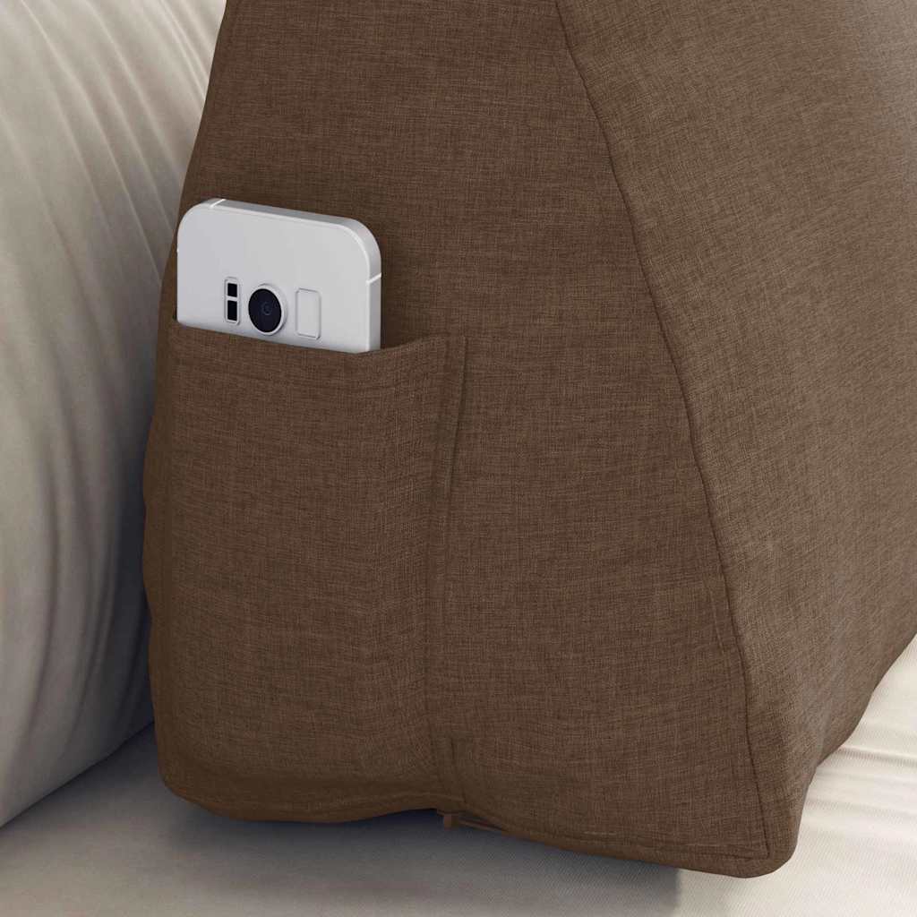 Travesseiro para Costas Amarelo Claro 45 x 20 x 35 cm tecido