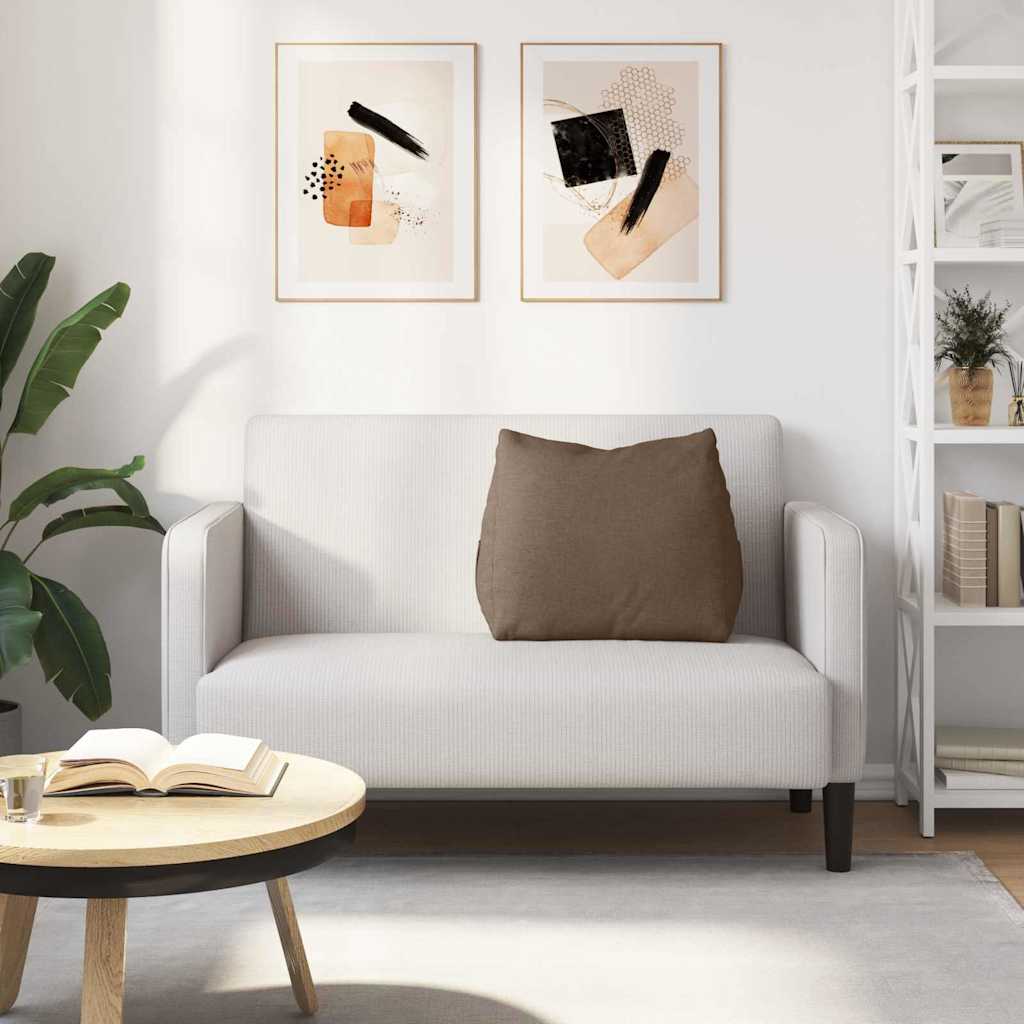 Travesseiro para Costas Amarelo Claro 45 x 20 x 35 cm tecido