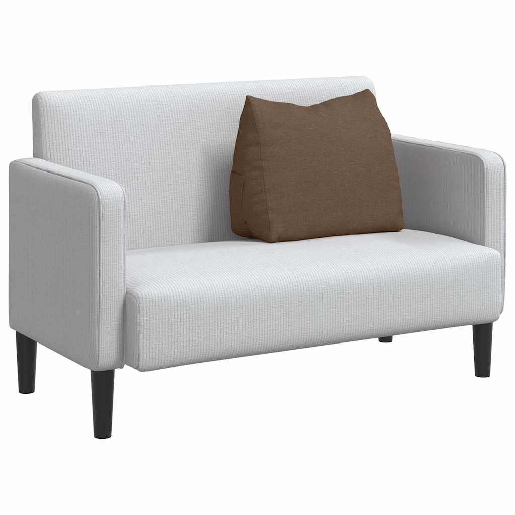 Travesseiro para Costas Amarelo Claro 45 x 20 x 35 cm tecido