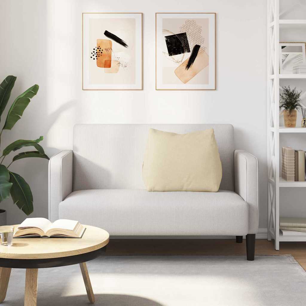 Travesseiro para Costas Amarelo Claro 45 x 20 x 35 cm tecido