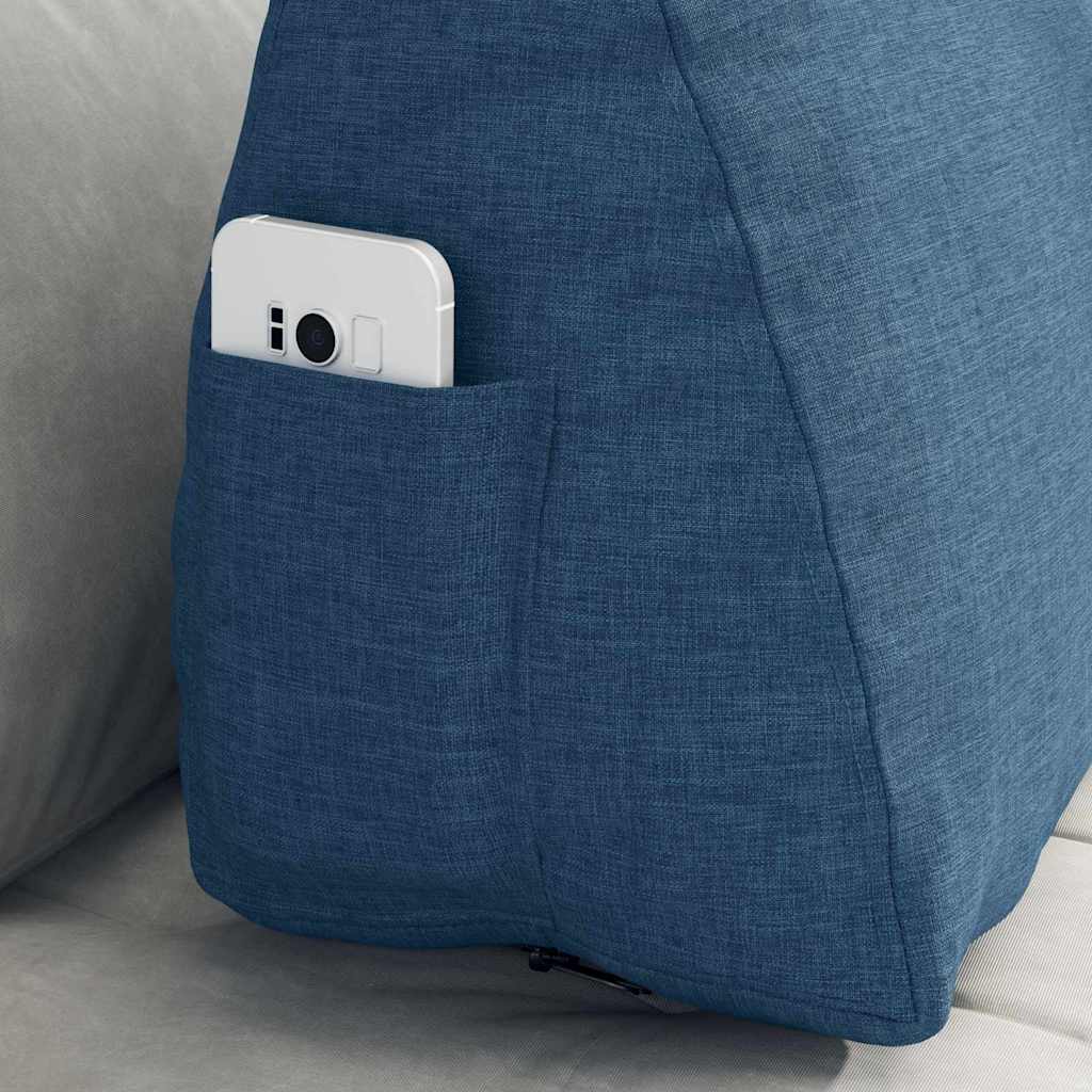 Travesseiro para Costas Amarelo Claro 45 x 20 x 35 cm tecido