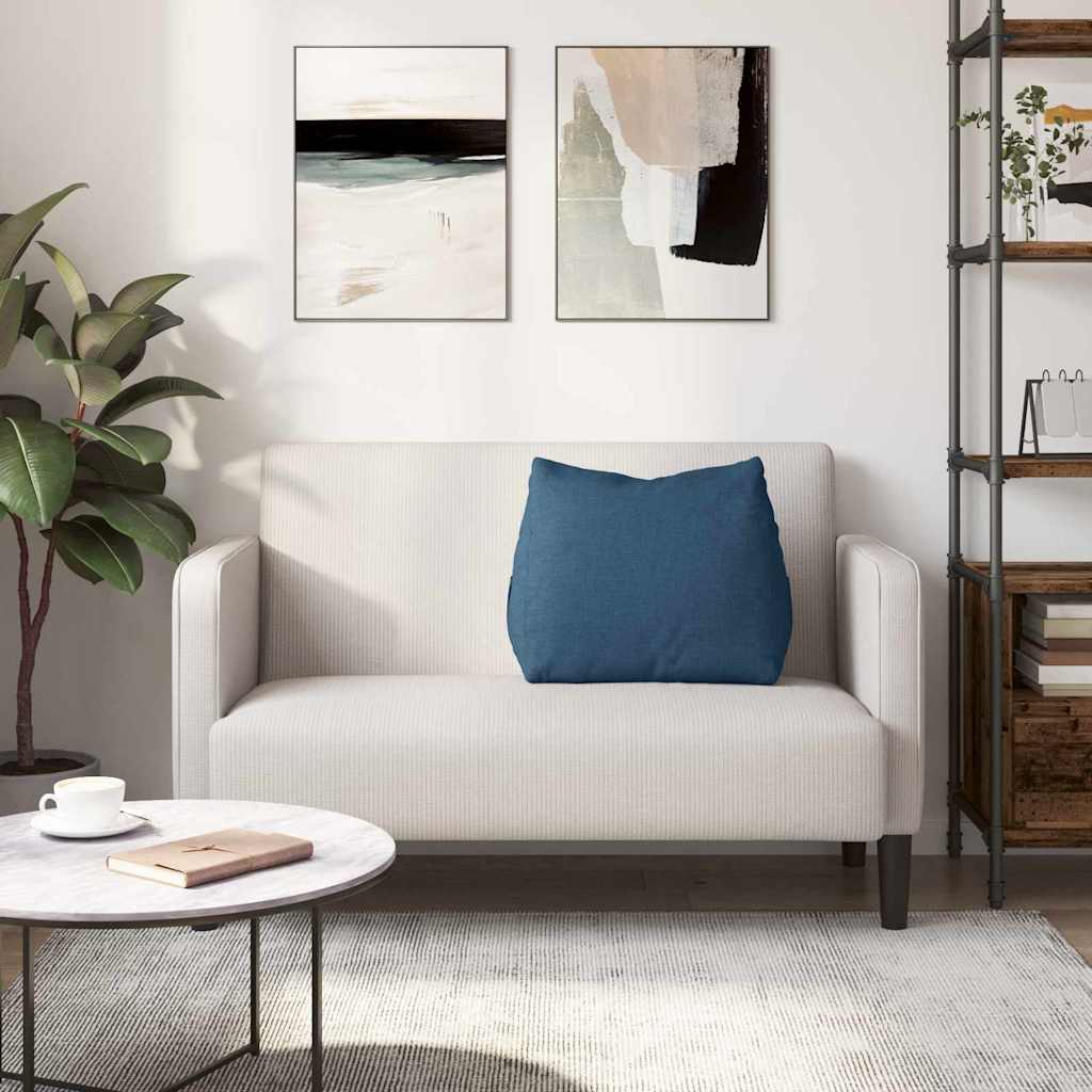 Travesseiro para Costas Amarelo Claro 45 x 20 x 35 cm tecido