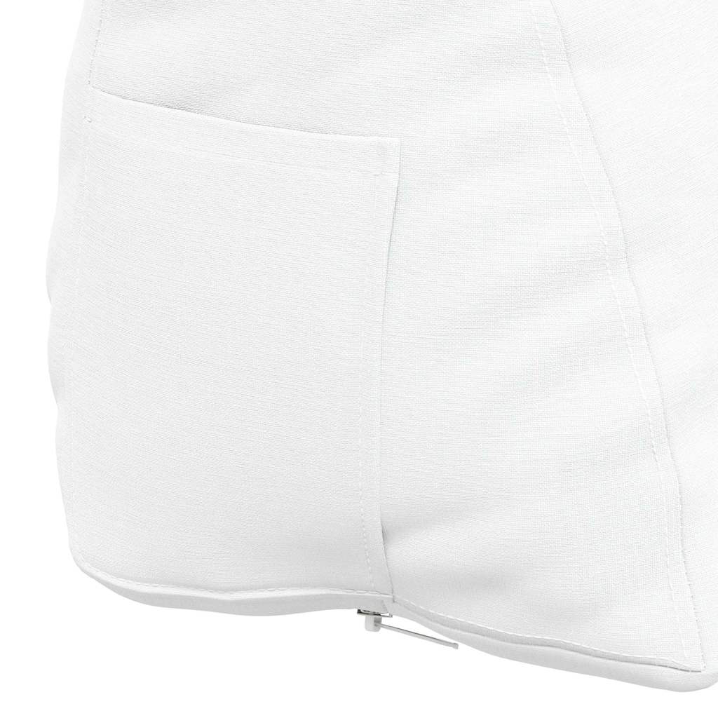 Travesseiro para Costas Amarelo Claro 45 x 20 x 35 cm tecido