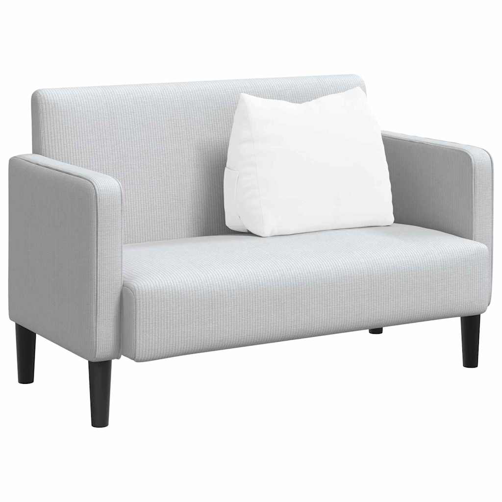 Travesseiro para Costas Amarelo Claro 45 x 20 x 35 cm tecido