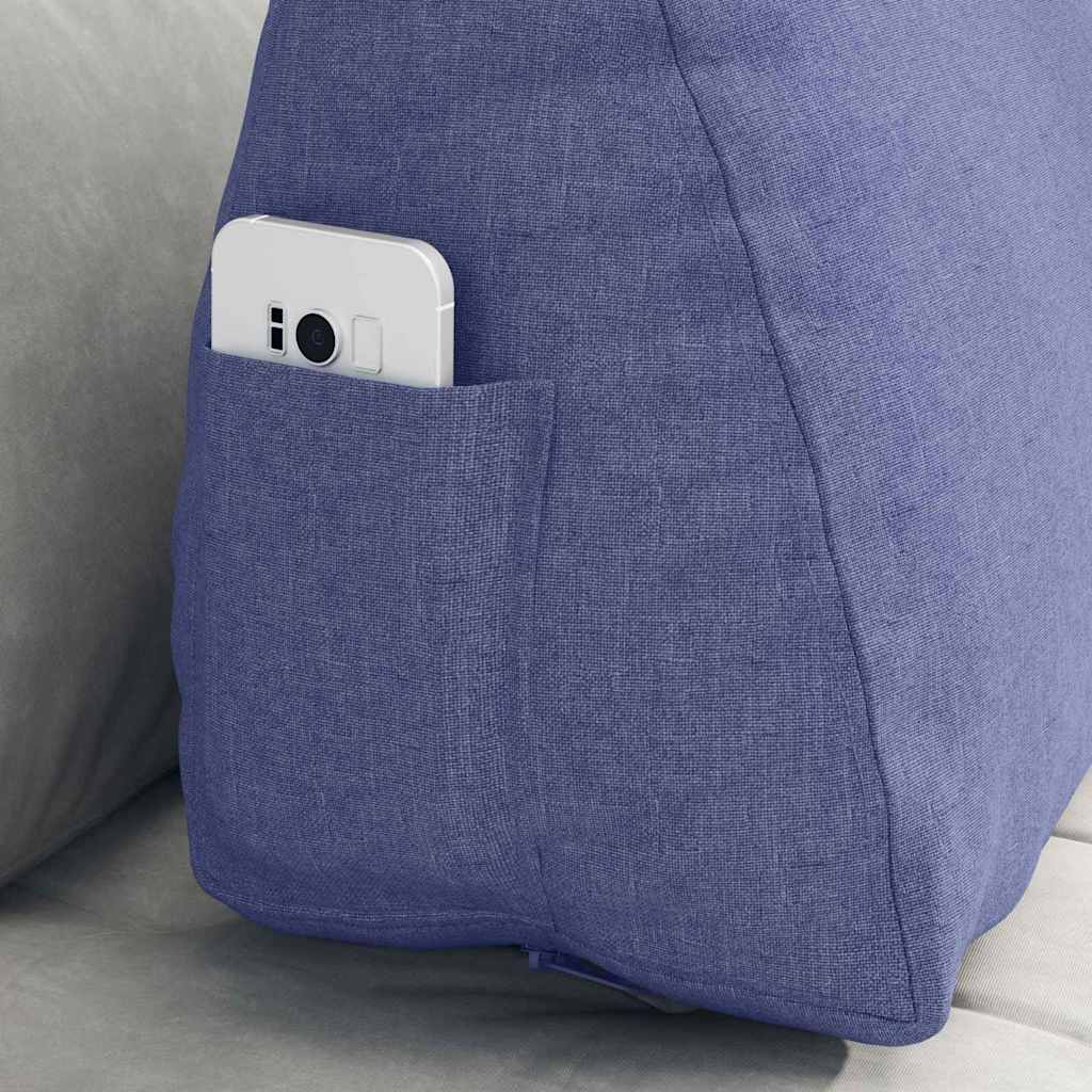 Travesseiro para Costas Amarelo Claro 45 x 20 x 35 cm tecido