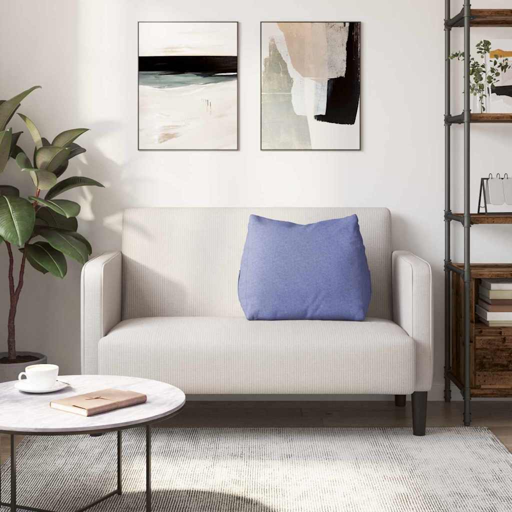 Travesseiro para Costas Amarelo Claro 45 x 20 x 35 cm tecido