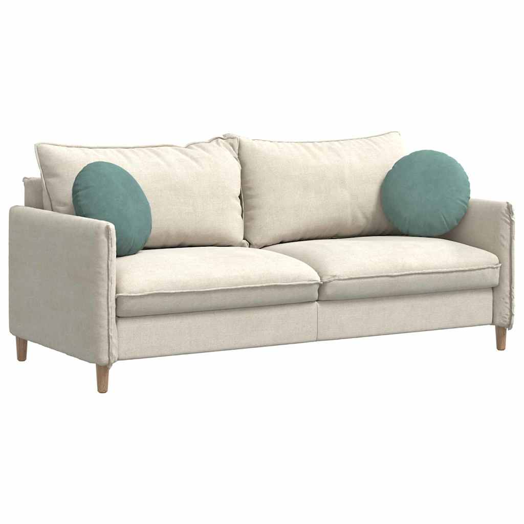 Almofadas de Assento 2 pcs Amarelo Ø80 x 29 cm Veludo