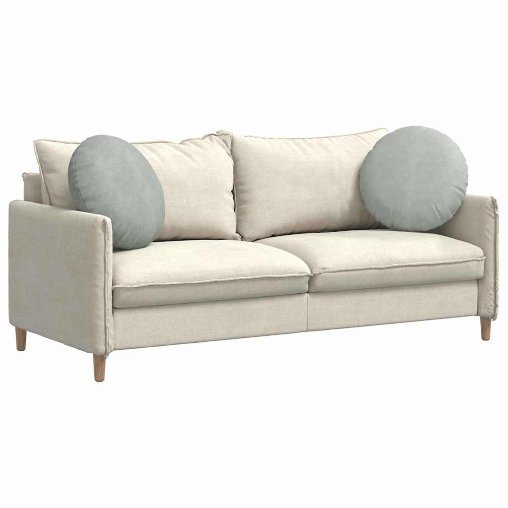 Almofadas de Assento 2 pcs Amarelo Ø80 x 29 cm Veludo