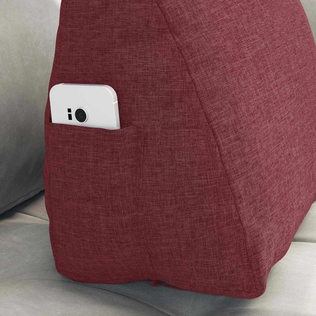 Travesseiro para Costas Amarelo Claro 45 x 20 x 35 cm tecido