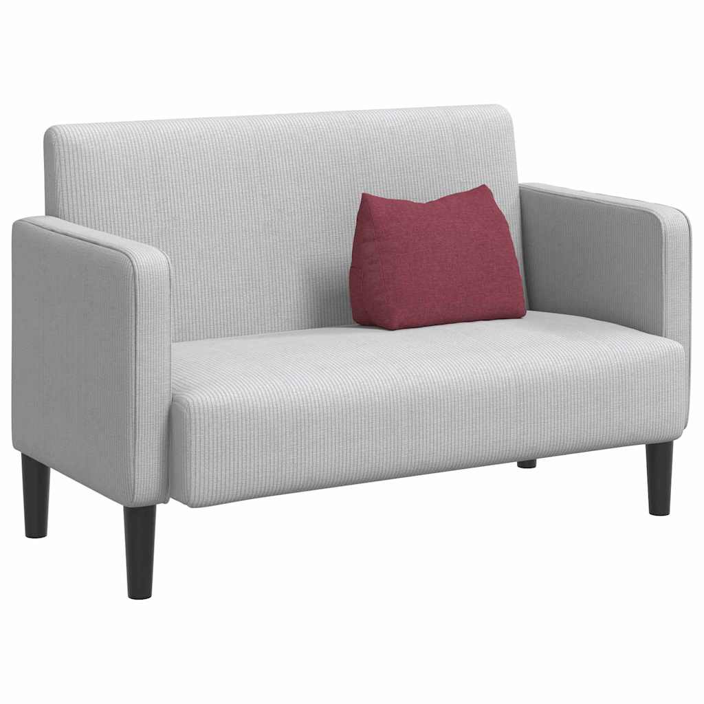 Travesseiro para Costas Amarelo Claro 45 x 20 x 35 cm tecido