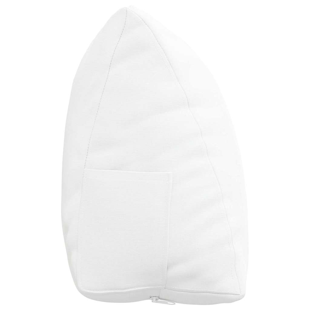 Travesseiro para Costas Amarelo Claro 45 x 20 x 35 cm tecido