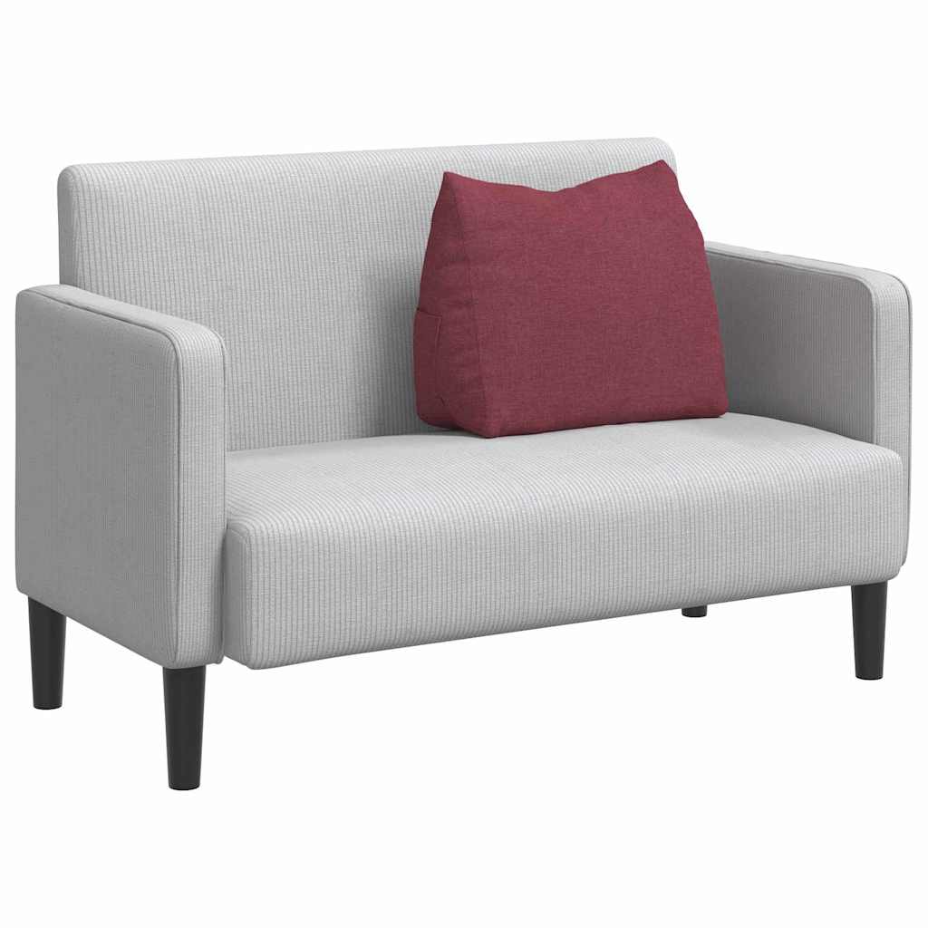 Travesseiro para Costas Amarelo Claro 45 x 20 x 35 cm tecido