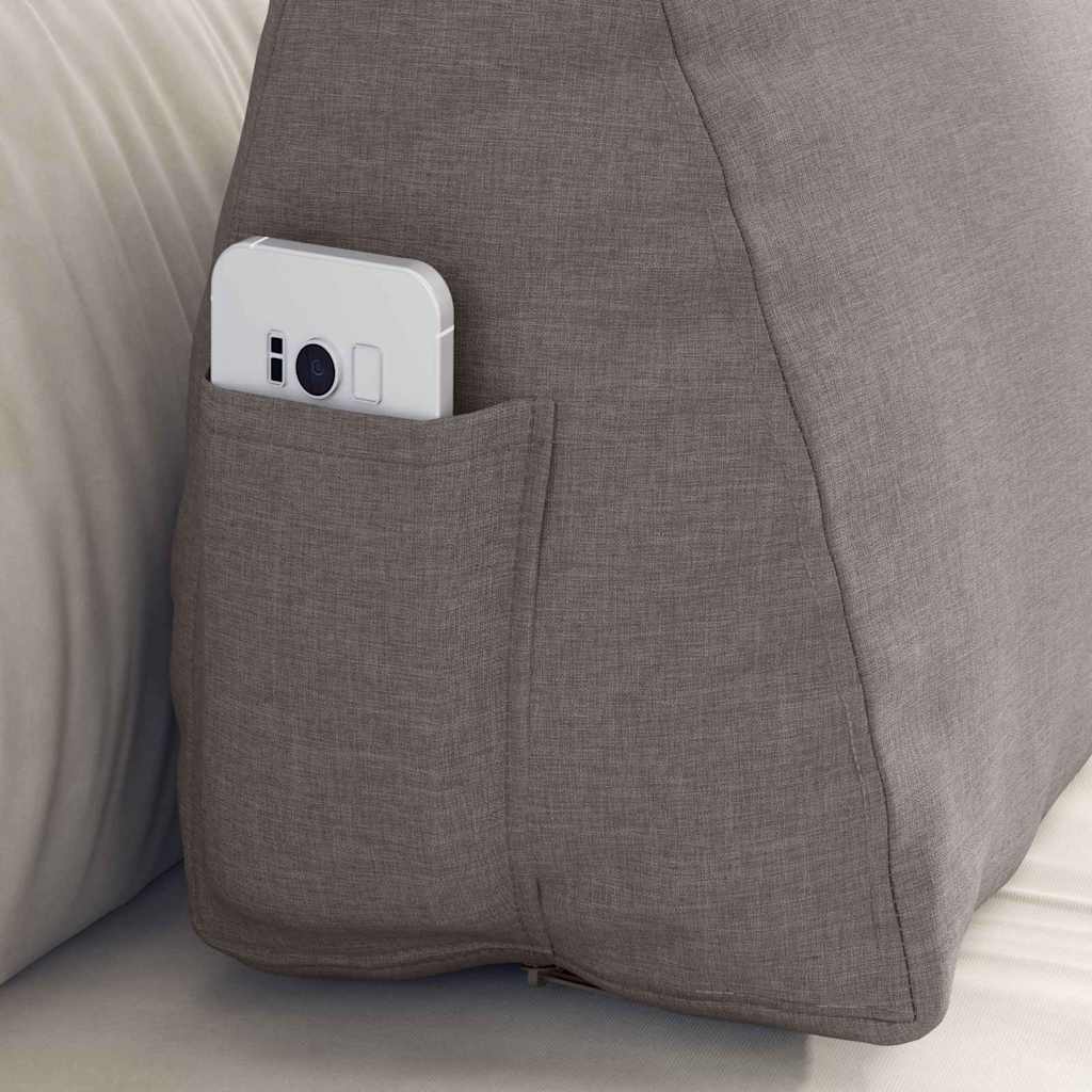 Travesseiro para Costas Amarelo Claro 45 x 20 x 35 cm tecido