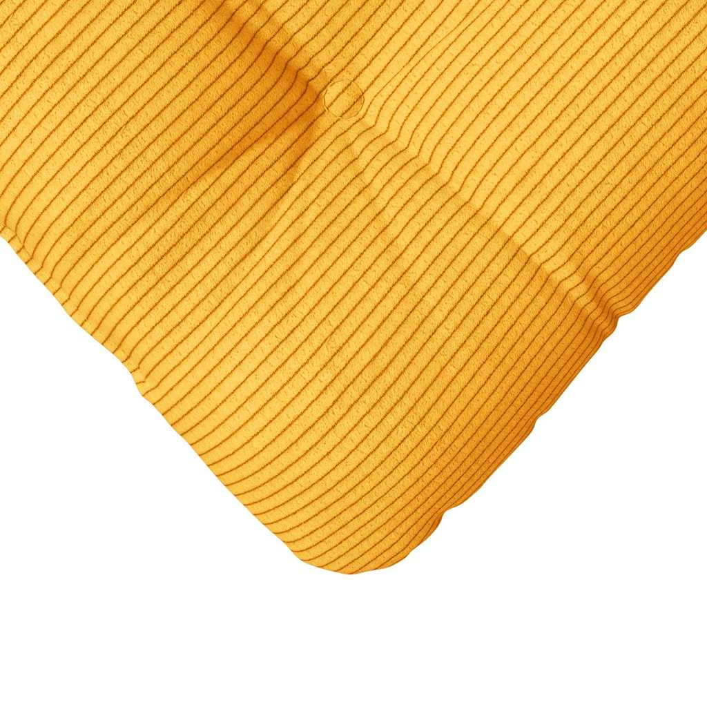 Almofadas de Assento 4 pcs Amarelo Claro 40 x 40 cm