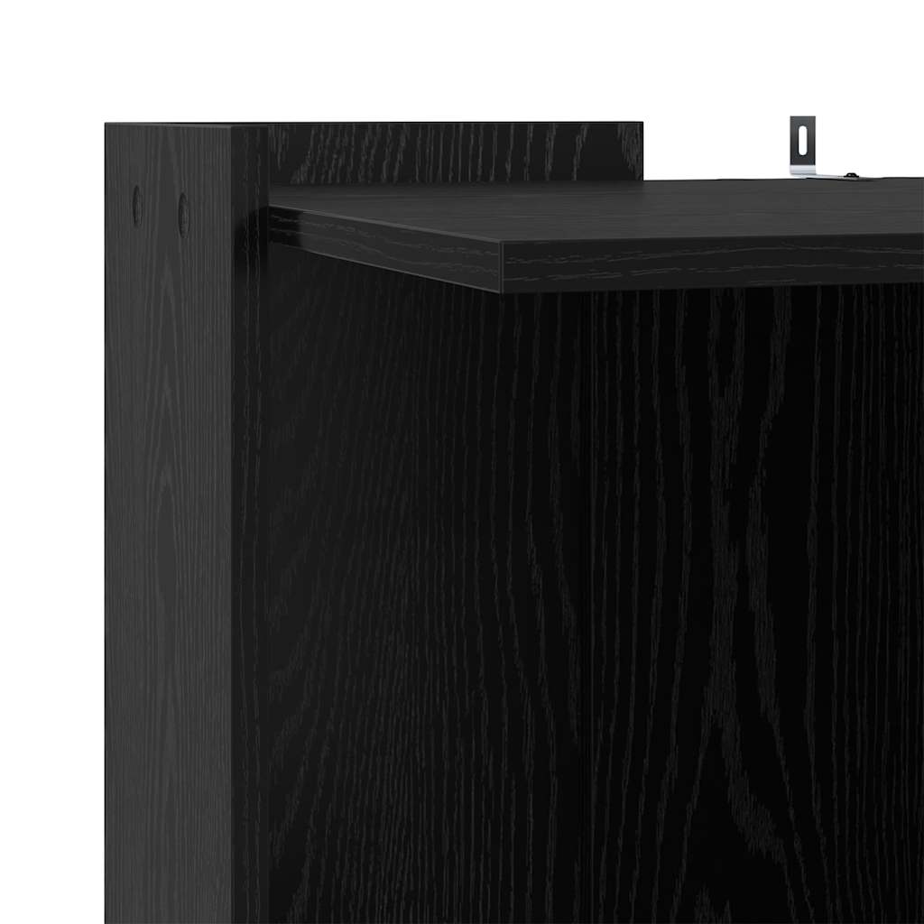 Abrigo para Caixa de Areia para Gatos Carvalho preto