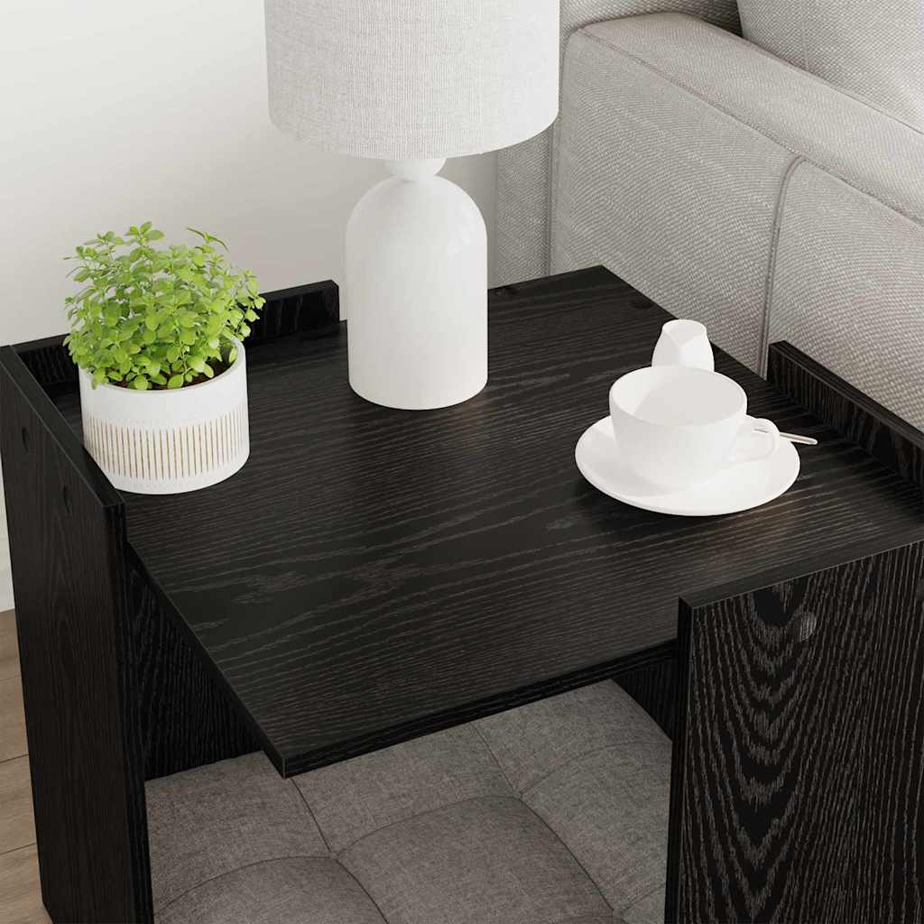 Abrigo para Caixa de Areia para Gatos Carvalho preto