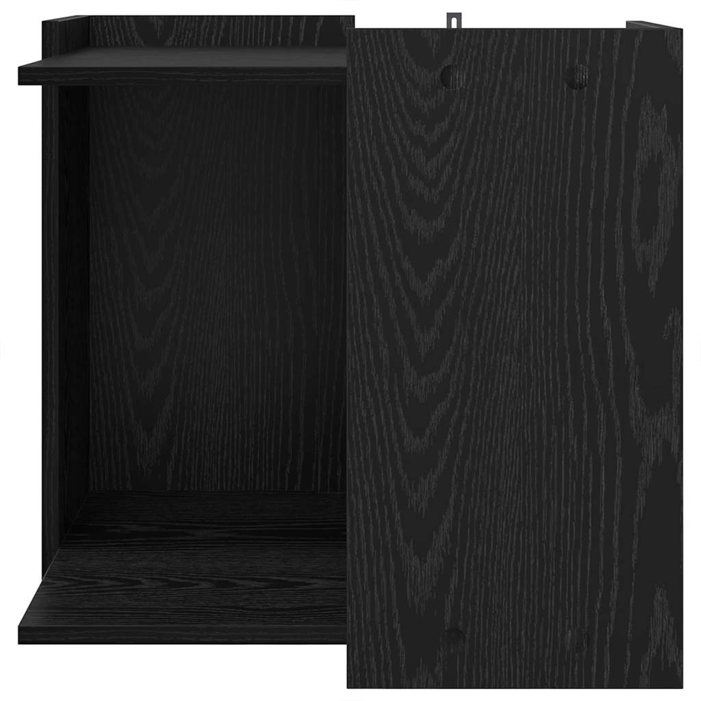 Abrigo para Caixa de Areia para Gatos Carvalho preto