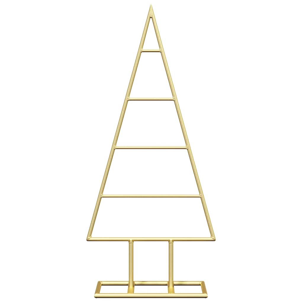 Árvore de Natal de metal Ouro 60 cm Aço com Revestimento em Pó