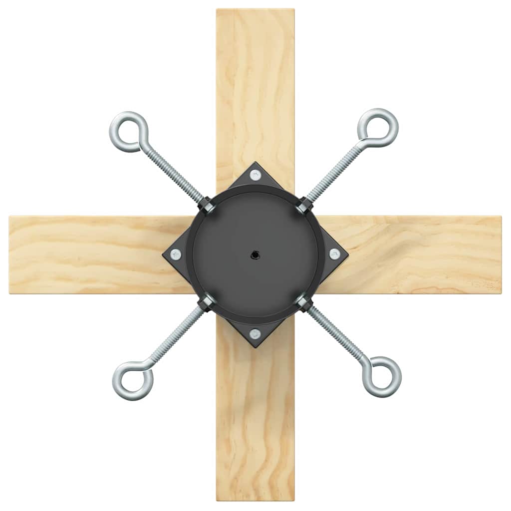 Suporte para Árvore de Natal 1.73 Preto 50 x 50 x 16 cm