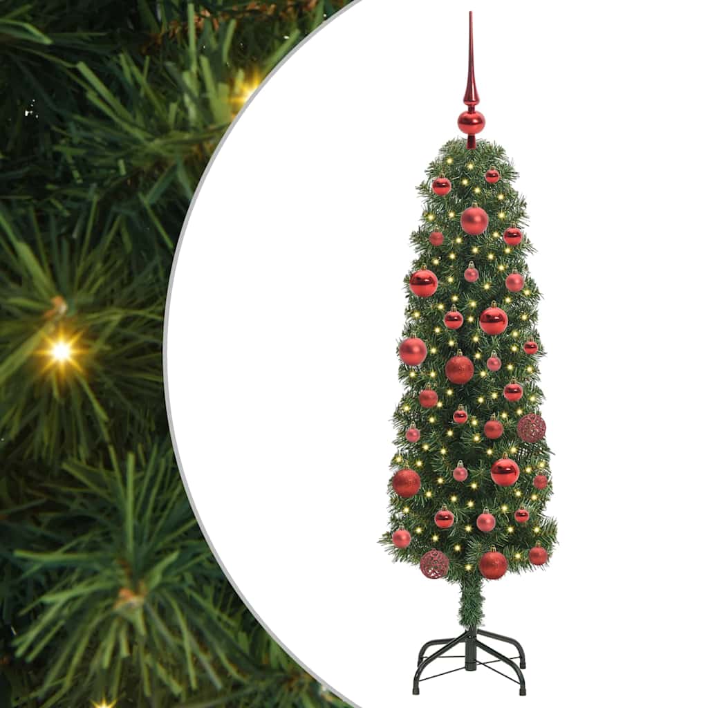 Árvore de Natal Artificial Verde 150 cm PVC e Aço e Plástico
